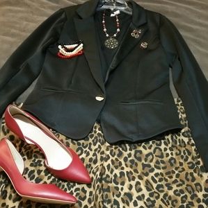 Jones New York Cheetah Print Dress Pants